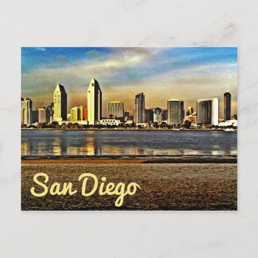 San Diego City Uitzicht 1 Briefkaart (Voorkant)