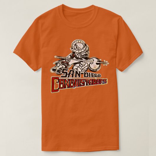 San Diego Conquistadors Basketbal T-shirt (Design voorkant)