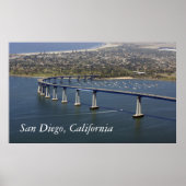 San Diego Coronado Bridge Poster (Voorkant)