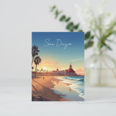 San Diego Coronado Briefkaart (Staand voorkant)