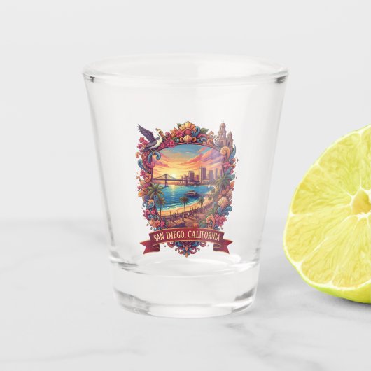 San Diego Coronado Shot Glas (Voorkant)