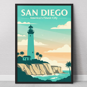  San Diego, de mooiste stad van Amerika Poster