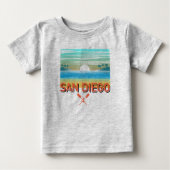 San Diego Design - Baby Fine Jersey T-shirt (Voorkant)