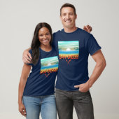 San Diego Design - basic donker T-shirt (Unisex)