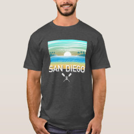 San Diego Design - basic donker T-shirt