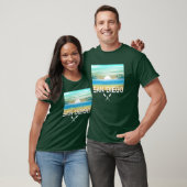 San Diego Design - basic donker T-shirt (Unisex)