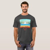 San Diego Design - basic donker T-shirt (Voorkant volledig)