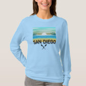 San Diego Design - Basic T-shirt met lange mouwen (Voorkant)