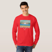 San Diego Design - Basic T-shirt met lange mouwen (Voorkant volledig)