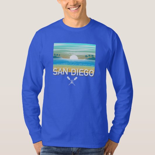 San Diego Design - Basic T-shirt met lange mouwen (Voorkant)