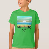 San Diego Design - Kids' Basic T-Shirt (Voorkant)