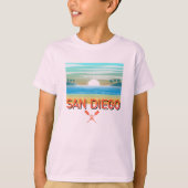 San Diego Design - Kids' Basic T-Shirt (Voorkant)