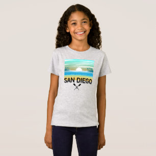 San Diego Design - Meisjes fijne jersey T-shirt