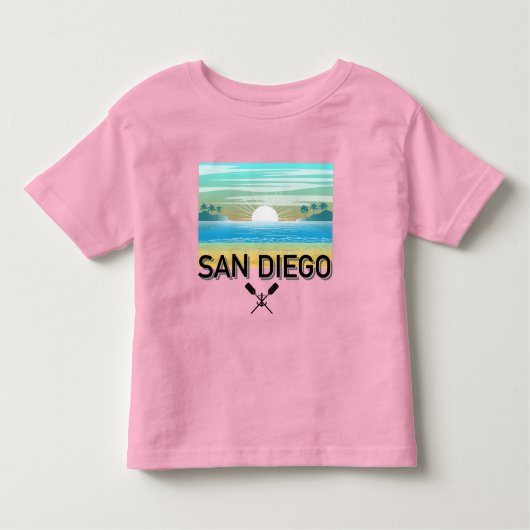 San Diego Design - Peuter Fine Jersey T-shirt (Voorkant)