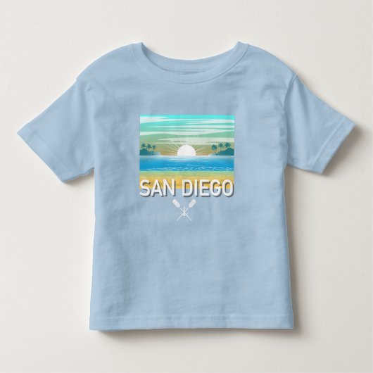San Diego Design - Peuter Fine Jersey T-shirt (Voorkant)