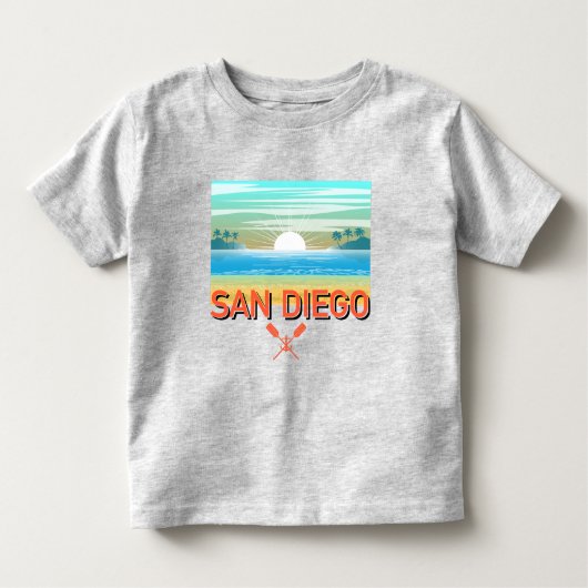 San Diego Design - Peuter Fine Jersey T-shirt (Voorkant)
