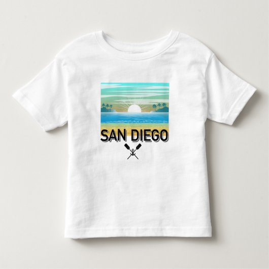 San Diego Design - Peuter Fine Jersey T-shirt (Voorkant)