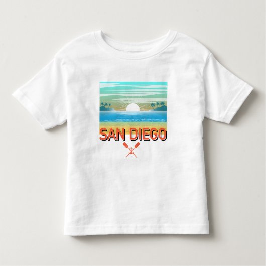 San Diego Design - Peuter Fine Jersey T-shirt (Voorkant)