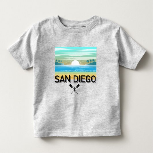 San Diego Design - Peuter Fine Jersey T-shirt (Voorkant)