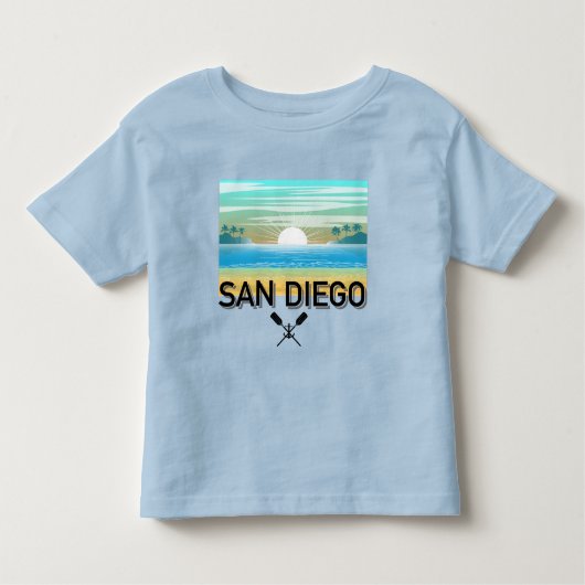 San Diego Design - Peuter Fine Jersey T-shirt (Voorkant)