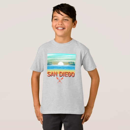 San Diego Design - T-shirt voor Kinderen (Voorkant volledig)