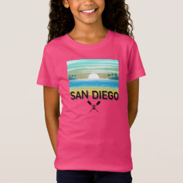 San Diego Design - T-shirt voor meisjes