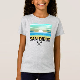 San Diego Design - T-shirt voor meisjes