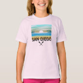 San Diego Design - T-shirt voor meisjes (Voorkant)