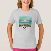 San Diego Design - T-shirt voor meisjes (Voorkant)