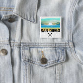 San Diego Design - Vierkante Button (In situ)