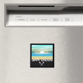 San Diego Design - Vierkante magneet (Insitu (Vaatwasser))