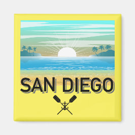 San Diego Design - Vierkante magneet
