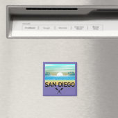 San Diego Design - Vierkante magneet (Insitu (Vaatwasser))