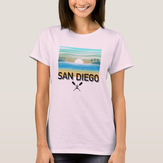 San Diego Design - Vrouwen Basic T-shirt (Voorkant)