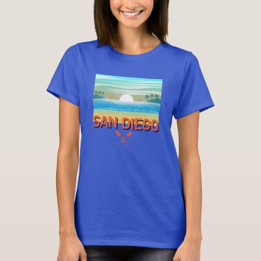 San Diego Design - Vrouwen Basic T-shirt (Voorkant)
