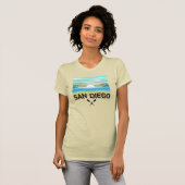 San Diego Design - Vrouwen Bella+Canvas Slim Fit T T-shirt (Voorkant volledig)