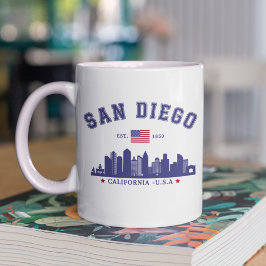 San Diego Downtown Skyline Cali Dreaming Koffiemok