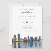 San Diego Elopement Wedding Reception Kaart (Voorkant)