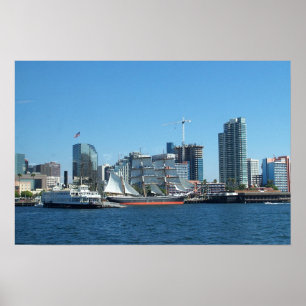 San Diego en de ster van India Poster