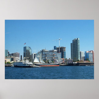 San Diego en de ster van India Poster