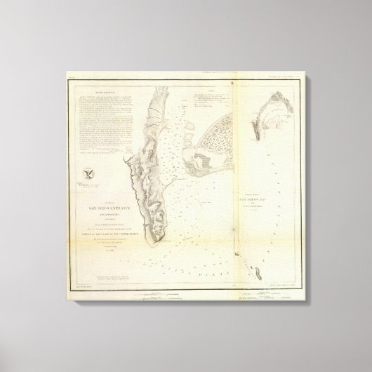 San Diego Entrance Canvas Afdruk (Voorkant)