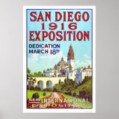San Diego Exposition 1916 Poster (Voorkant)