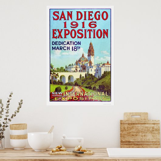 San Diego Exposition 1916 Poster (Keuken)