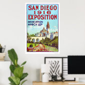 San Diego Exposition 1916 Poster (Thuiskantoor)