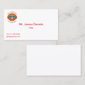 San Diego Fire Department Emblem Business Card Visitekaartje (Voorkant / Achterkant)