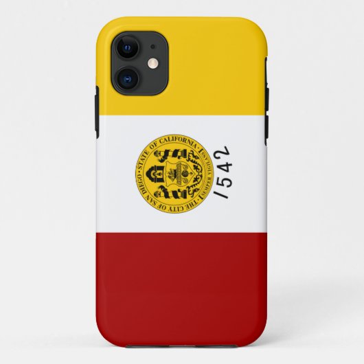 San Diego Flag Case-Mate iPhone Case (Achterkant)