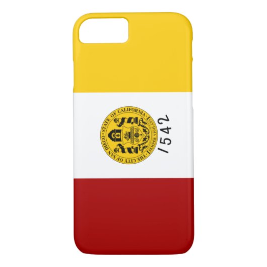 San Diego Flag Case-Mate iPhone Case (Achterkant)