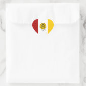 San Diego Flag Hart Sticker (Tas)
