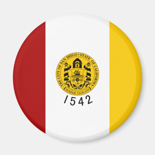 San Diego Flag Magneet (Voorkant)