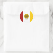 San Diego Flag Ronde Sticker (Tas)
